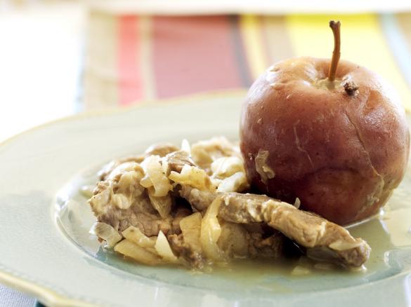 Carne de Porco com Maçãs