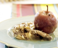 Carne de Porco com Maçãs