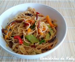 Noodles com vegetais