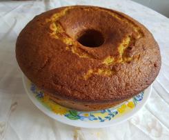 Bolo de laranja e nozes
