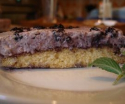 Tarte de mousse de amoras