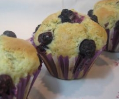 Muffins de mirtilos