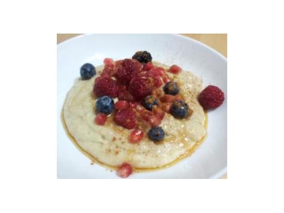 Papas de Aveia com Frutos Vermelhos