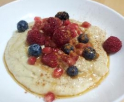 Papas de Aveia com Frutos Vermelhos