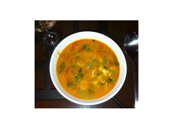 Caldo de Peixe com Camarão