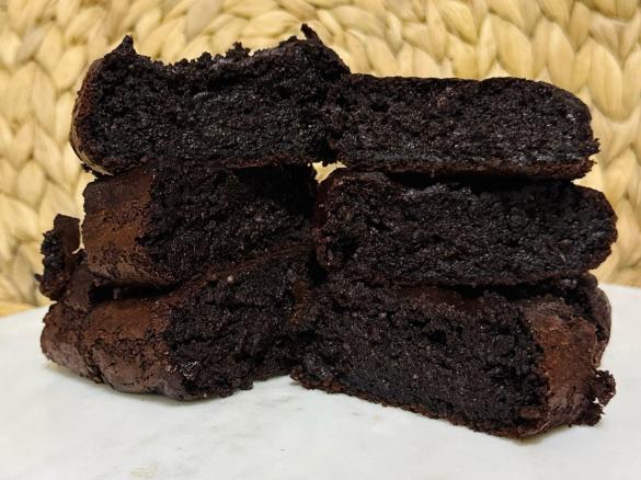 Brownie de arroz cozido