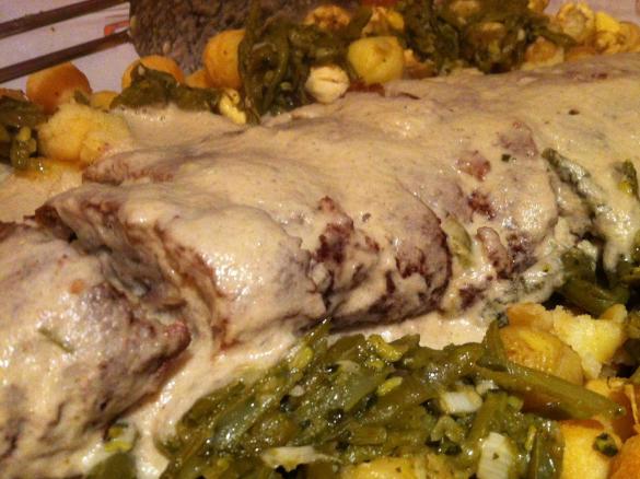 Rolo de Seitan Recheado