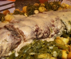 Rolo de Seitan Recheado