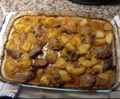 Bochechas de porco no forno