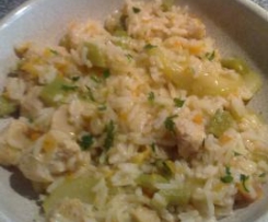 Arroz de soja com legumes