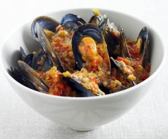 Mexilhões com molho picante