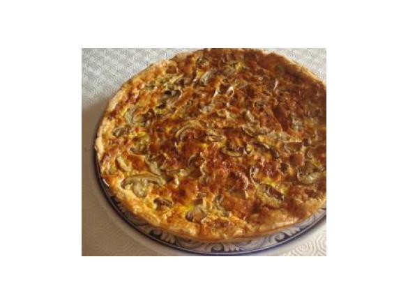 Quiche rápida de frango