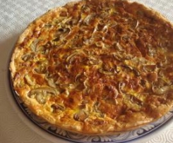 Quiche rápida de frango