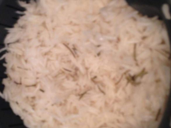 Omolete Napolitana com Arroz de Alecrim