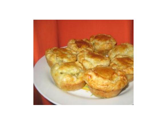 Empadas de frango (massa folhada)