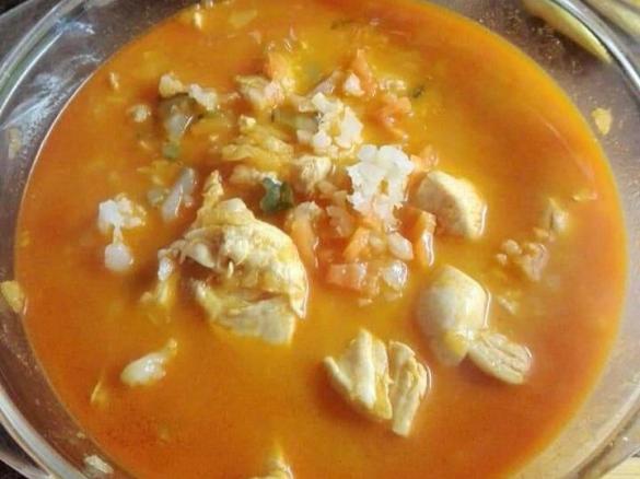 Cubos de frango à Marturela