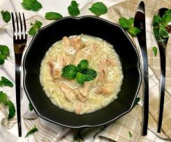 Canja de galinha a moda da Tininha