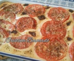 Lasanha de Atum com tomate gratinado