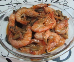 CAMARÃO COM GENGIBRE