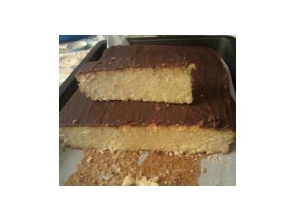 Bolo laranja com sementes papoila