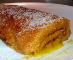 Torta de cenoura com recheio de doce de ovos