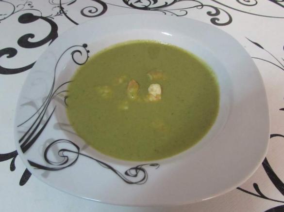 CREME DE ALFACE E CAMARÃO 