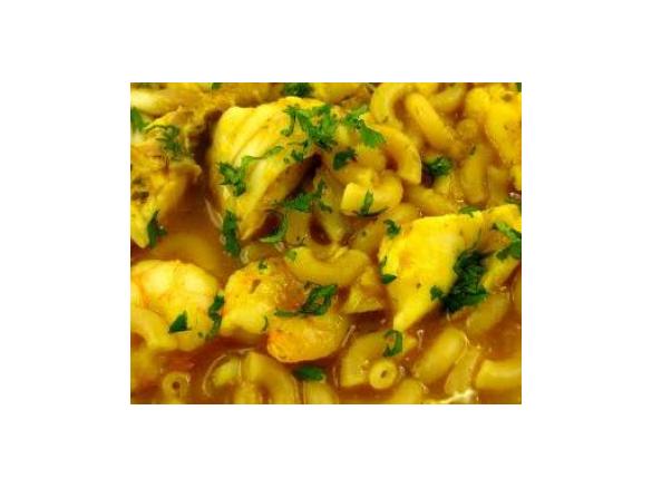 Massada de peixe com gambas