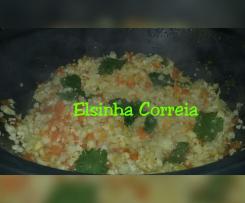 "Arroz" de couve-flor