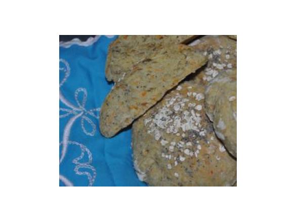 Pãezinhos de cereais e cenoura