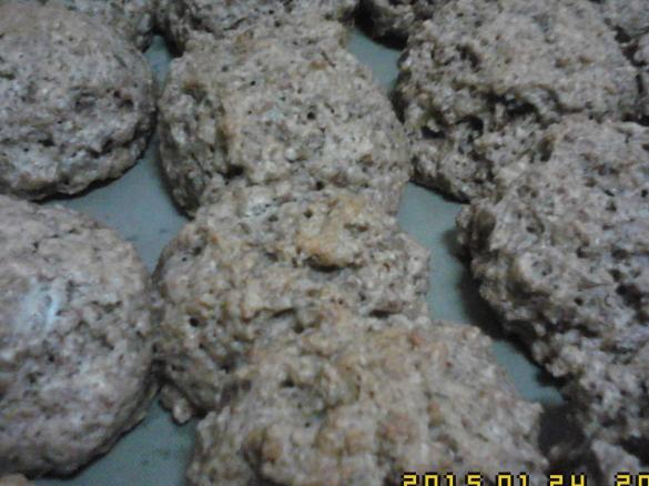 Bolinhos,com cerais e yogurte