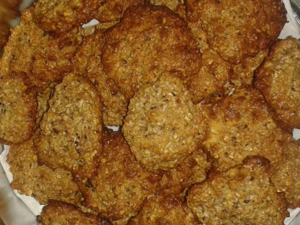 Variante de Bolachas de cereais e maçã