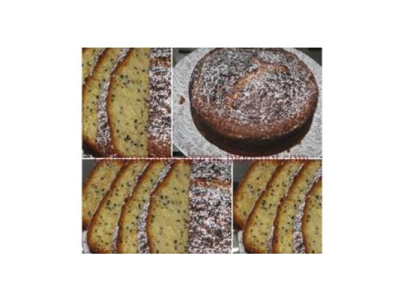 Bolo de Iogurte e Sementes de Papoila