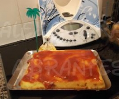 Bolo de ricota com goiabada