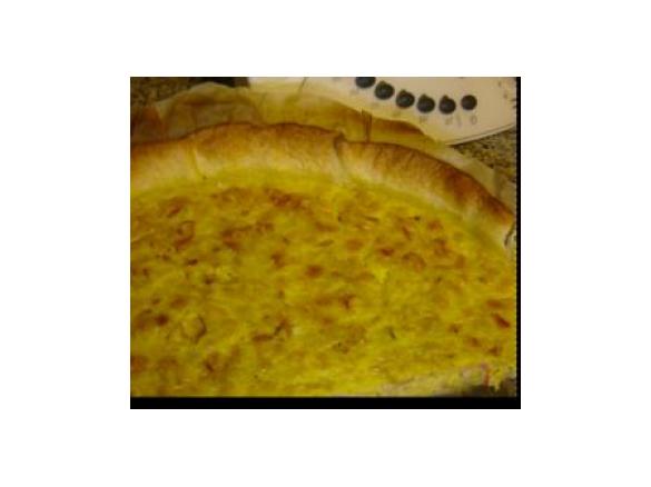 Quiche de Frango e Bacon