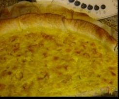 Quiche de Frango e Bacon