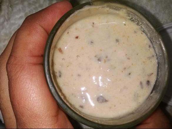 Iogurte de ameixa e aveia