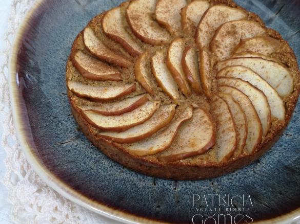 Bolo de maçã sem farinha fit