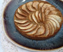 Bolo de maçã sem farinha fit