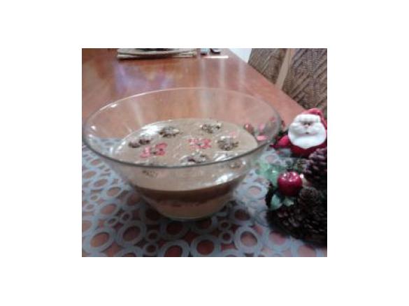 Mousse de Chocolate Ferrero Rocher e Morangos