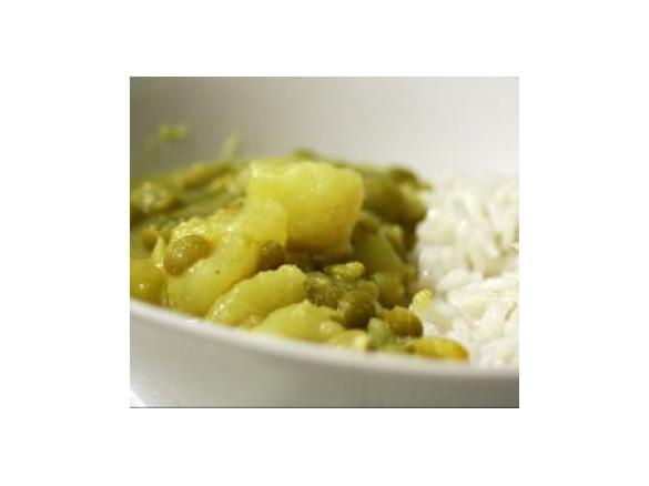 Caril de Lentilhas e Batatas