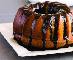 Bolo de cenoura com chocolate