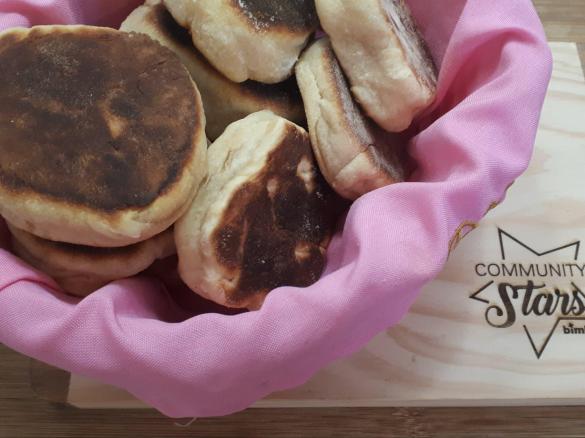 Bolos levedos com massa-mãe