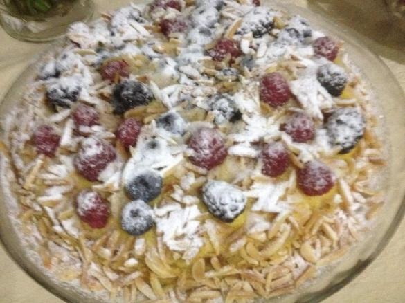 Bolo de amêndoas e avelãs