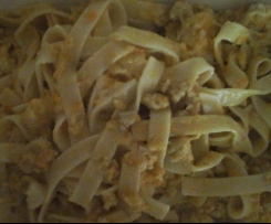 Tagliatelle  Nido  com Frango