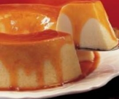 Flan de arroz com leite