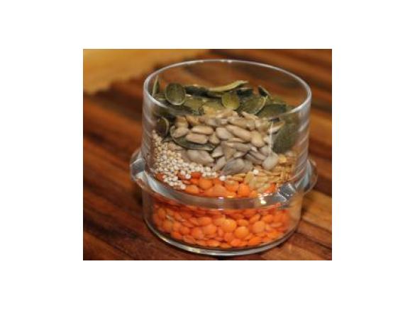 Seitan com Sementes - modificação de receita de uma revista Bimby