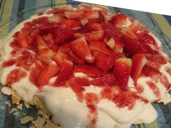 Pavlova morango 