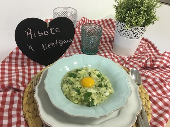 Risoto à Alentejana