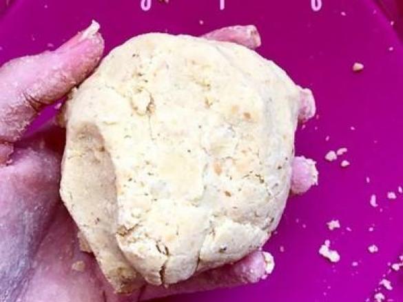 Quiche de cogumelos e espinafres c/ base de grão