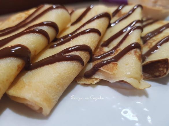 Crepes com Nutella e Manteiga de amendoim